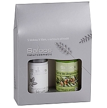 Fragrances, Perfumes, Cosmetics Set - Saloos Argan & Hyaluronic Acid Set (ser/15ml + b/oil/20ml)