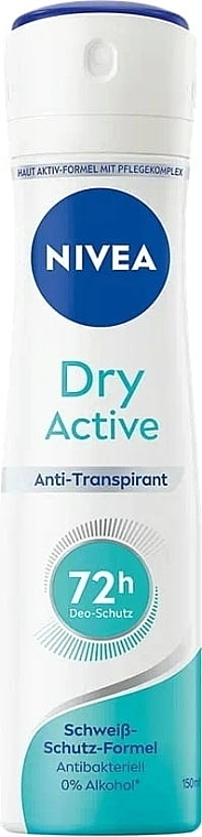 Deodorant Spray - NIVEA Dry Active Deodorant 72H — photo N1