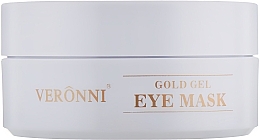 Rejuvenating Hydrogel Eye Patch with Gold, Hyaluronic Acid & Collagen - Veronni Gold Gel Eye Mask — photo N4