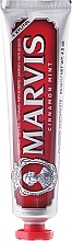 Xylitol Toothpaste "Cinnamon Mint" - Marvis Cinnamon Mint+Xylitol Toothpaste — photo N2