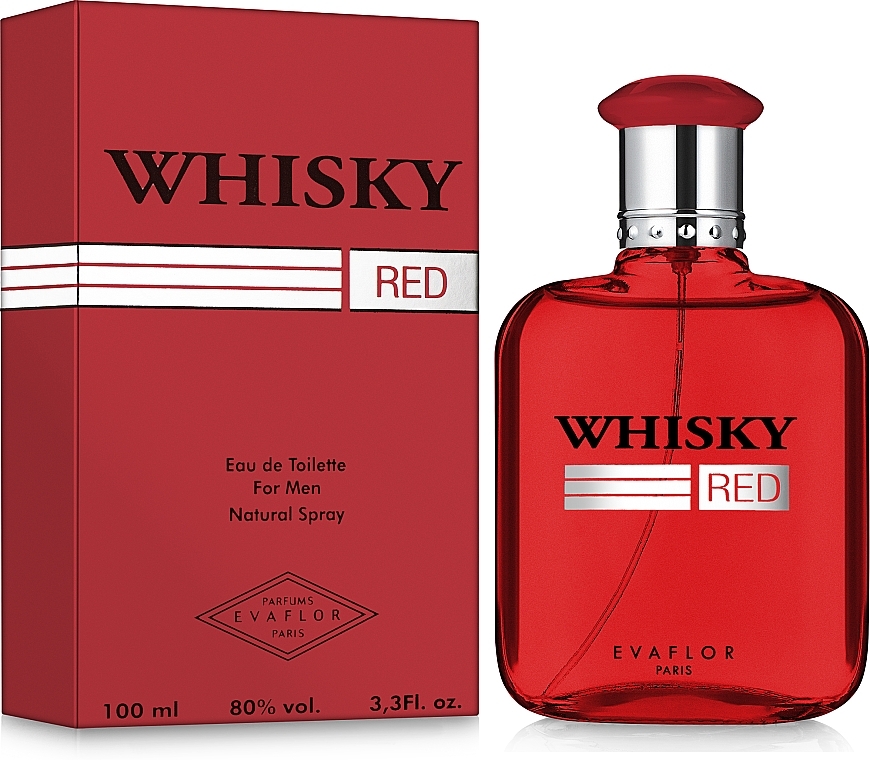 Evaflor Whisky Red For Men - Eau de Toilette — photo N2