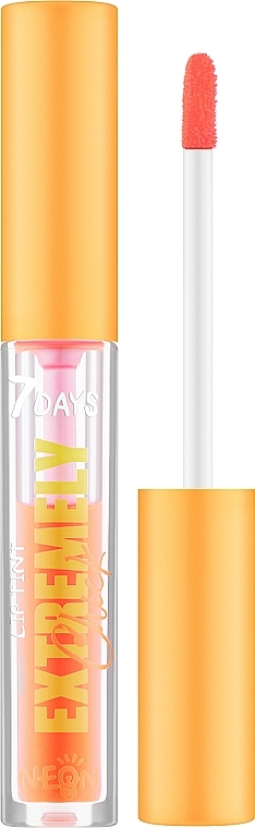 UV Glow Lip Tint - 7 Days UVglow Neon Extremely Chick Lip Tint — photo N1