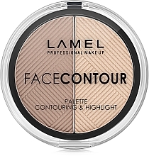 Face Contour Powder - LAMEL Make Up Face Contour Palette — photo N2
