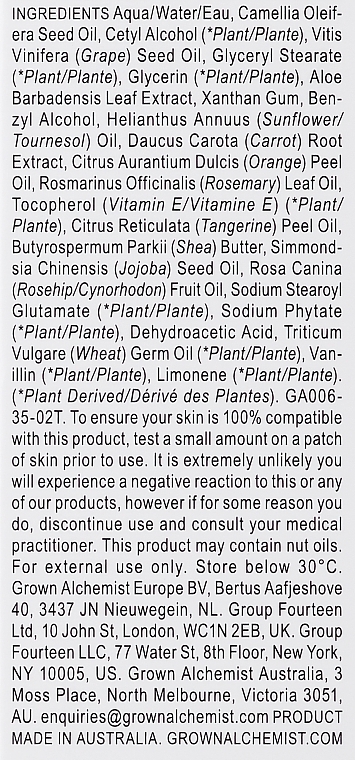 GIFT! Perfumed Body Cream - Grown Alchemist Body Cream Mandarin & Rosemary Leaf — photo N3