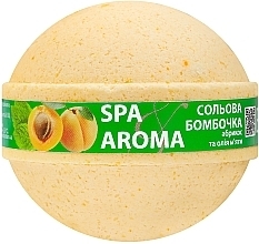 Fragrances, Perfumes, Cosmetics Salt Bath Bomb 'Apricot & Mint Oil' - Bioton Cosmetics Spa & Aroma Bath Bomb