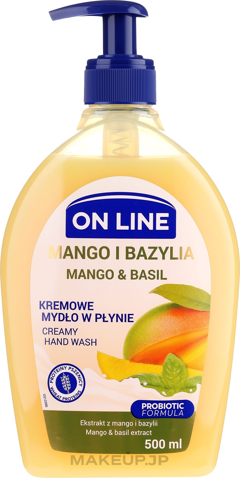 Liquid Soap - On Line Mango & Basil Creamy Hand Wash — photo 500 ml