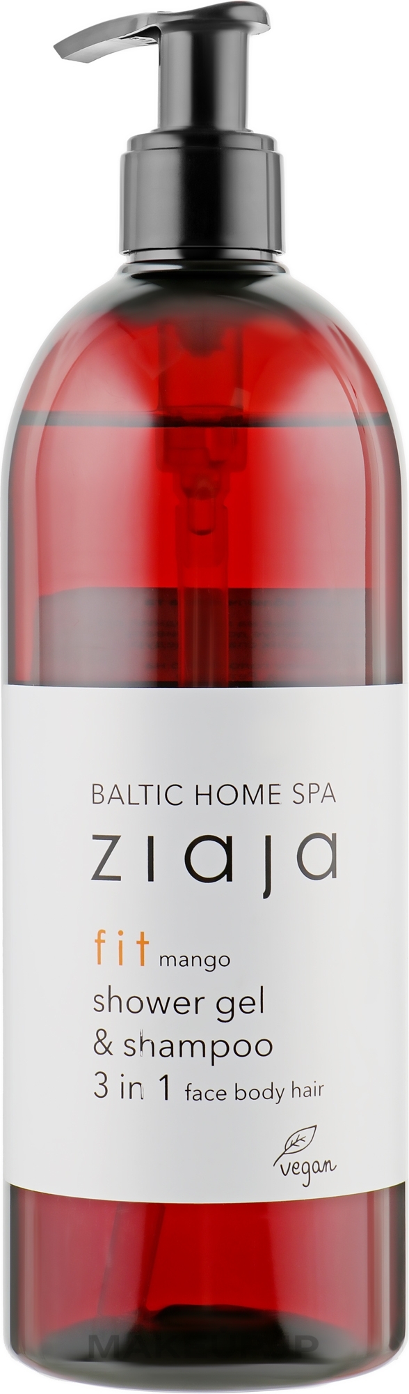 Versatile Mango Face, Body & Hair Gel, with pump - Ziaja Baltic Home Spa Gel Mango — photo 500 ml