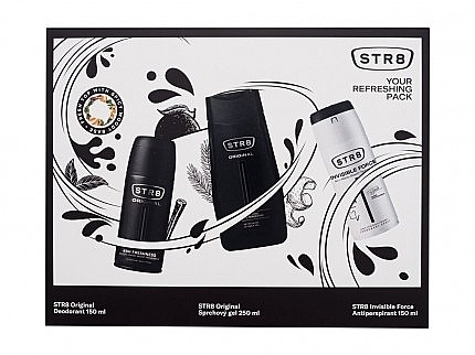 STR8 Original Your Refreshing Pack - Set (deo/150ml + deo/150ml + sh/gel/250ml) — photo N1