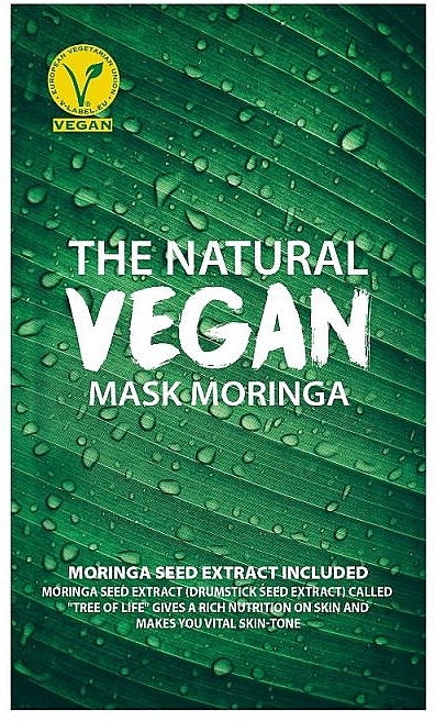 Moringa Facial Sheet Mask - She’s Lab The Natural Vegan Mask Moringa — photo N2