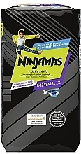Ninjamas Pyjama Boy Pants, 8-12 Years (27-43 kg), 9 Pcs - Pampers — photo N1