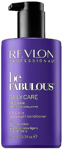 Cleansing Thin Hair Conditioner - Revlon Professional Be Fabulous Daily Care Fine Hair Lightweight Conditioner — photo N2