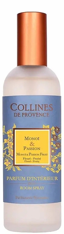 Home Spray 'Monoi and Passion Fruit' - Collines de Provence Monoi & Passion Fruit Room Spray — photo N1