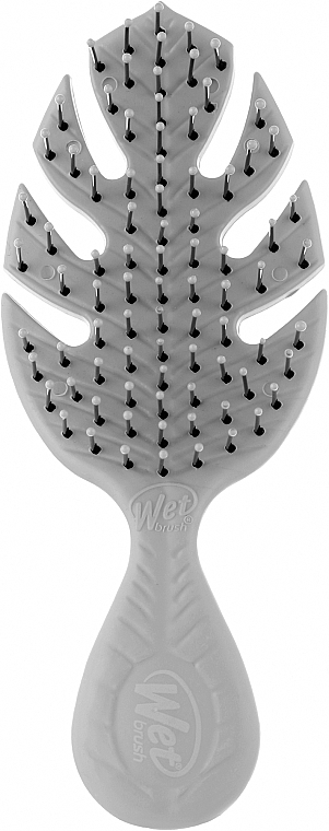 Mini Hair Brush - Wet Brush Go Green Mini Detangler Grey — photo N1