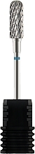 Nail Drill Bit "Rounded Cylinder", blue, 5/13 mm - Staleks Pro — photo N1