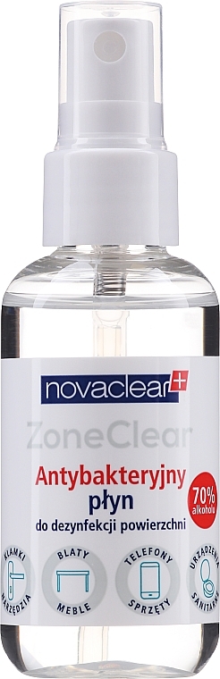 Antibacterial Surface Disinfectant - Novaclear Zone Clear — photo N1