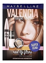 Fragrances, Perfumes, Cosmetics Set - Maybelline Valencia Nude Look (mascara/9.5 ml + eye/shadow/5g + nail/7ml)