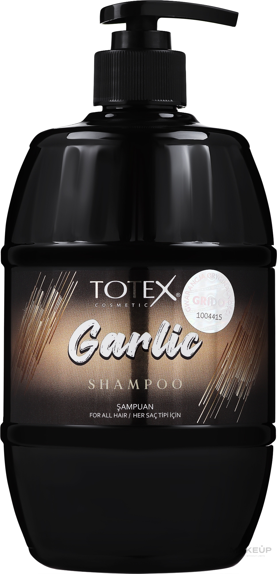 Garlic Shampoo - Totex Cosmetic Garlic Shampoo — photo 750 ml