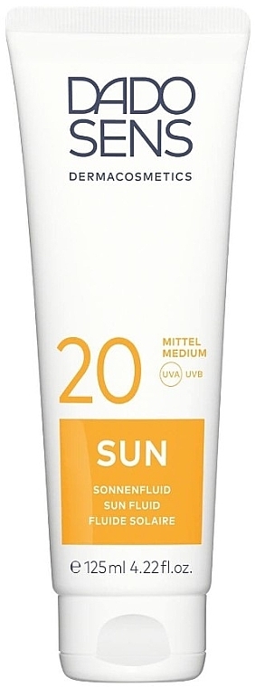 Sunscreen Fluid for Sensitive Skin - Dado Sens Sun Fluid SPF 20 — photo N1