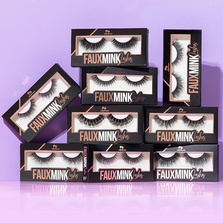 False Lashes - With Love Cosmetics Faux Mink Lashes Holy Grail — photo N3