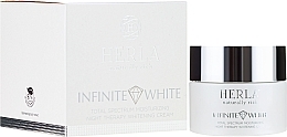 Fragrances, Perfumes, Cosmetics Face Cream - Herla Infinite White Total Spectrum Moisturizing Night Therapy Whitening Cream