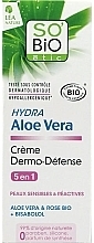 Fragrances, Perfumes, Cosmetics Protective Face Cream "Aloe Vera" - So'Bio Etic Hydra Aloe Vera Creme