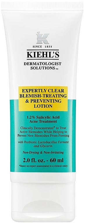 Salicylic Acid Moisturizing Lotion - Kiehl's Dermatologist Solutions Expertly Clear Blemish-Treating & Preventing Lotion — photo N1