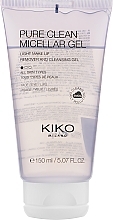 Fragrances, Perfumes, Cosmetics Micellar Cleansing Gel - Kiko Milano Pure Clean Micellar Gel