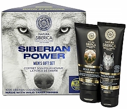 Fragrances, Perfumes, Cosmetics Set - Natura Siberian Power Men's Gift Set (f/cleansing/gel/150ml + f/cr/80ml)