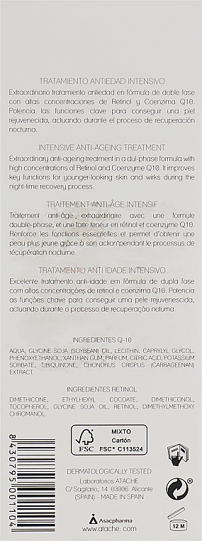 Intensive Anti-Aging Serum with Retinol & Coenzyme Q10 - Atache Retinol Vital Age Serum 2 Intensive Anti-Aging — photo N3