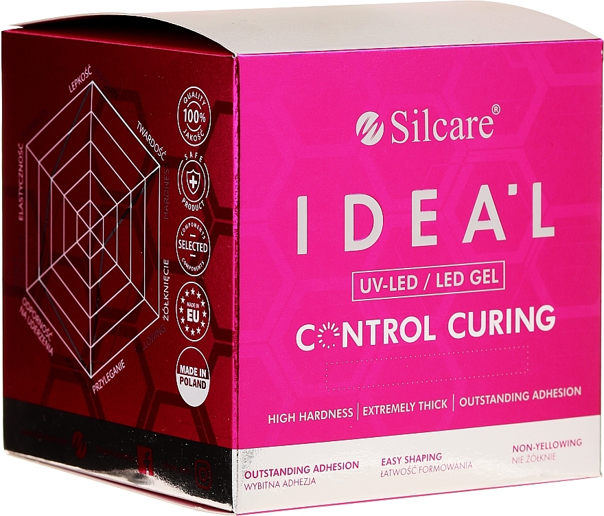 Nail Decoration Sculpture Gel - Silcare Ideal UV/LED Gel — photo N1