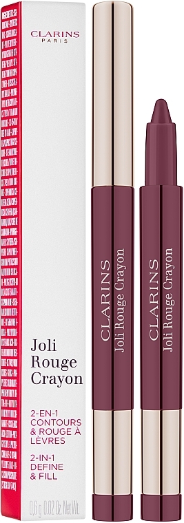 Matte Lip Pen - Clarins Joli Rouge Crayon — photo N3