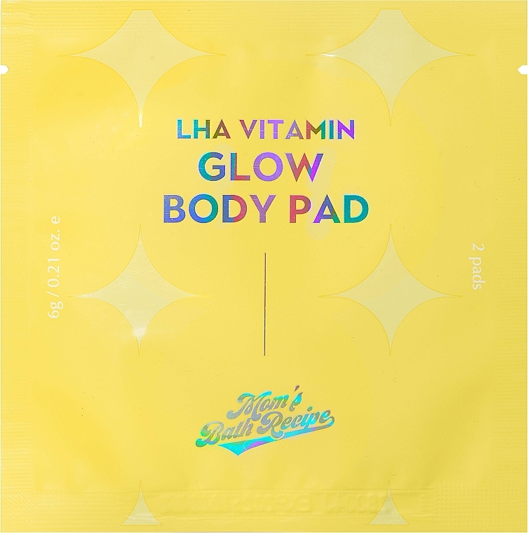 Body Pads - Mom's Bath Recipe LHA Vitam Glow Peeling Pad (sachet) — photo N1