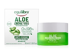 Fragrances, Perfumes, Cosmetics Anti-Wrinkle Filling Face Cream - Equilibra Aloe Line Anti-Wrinkle Filling Cream