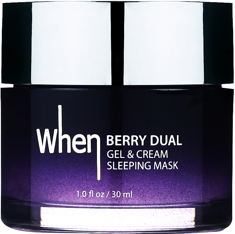 Double Face Mask - When Berry Dual Gel Sleeping Cream Face Mask — photo N1