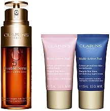 Fragrances, Perfumes, Cosmetics Set - Clarins (d/cr/15ml+ n/cr/15ml + ser/50ml)