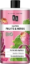 Bubble Bath "Prickly Pear and Amaranth" - AA Super Fruits & Herbs Bath Foam — photo N1