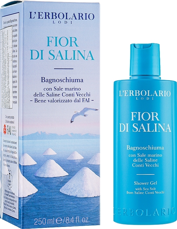 Gel Bath Foam "Salty Breeze" - L'Erbolario Fior Di Salina Bagnoschiuma — photo N1