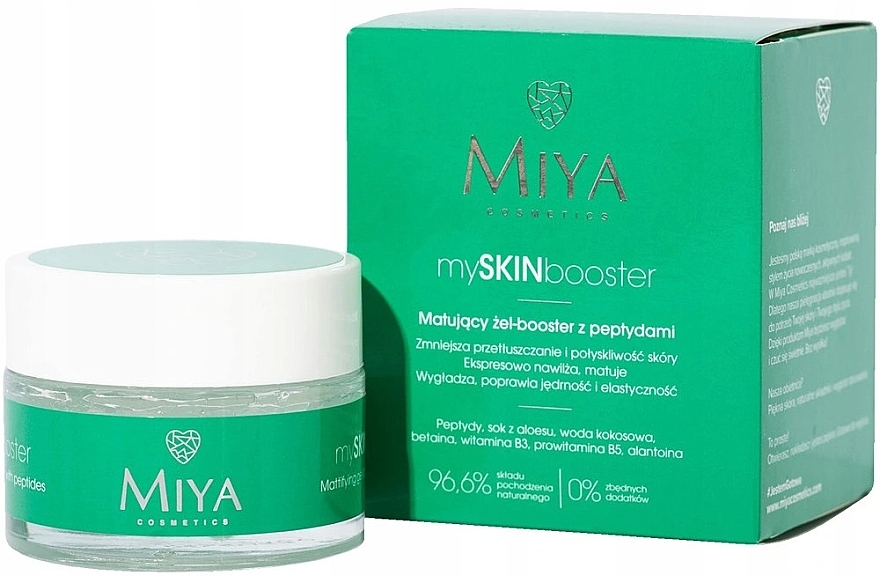 Mattifying Facial Gel Booster - Miya Cosmetics My Skin Booster — photo N1