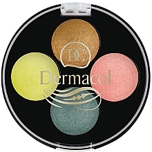 Fragrances, Perfumes, Cosmetics Eyeshadow - Dermacol Quattro Baked Eye Shadow