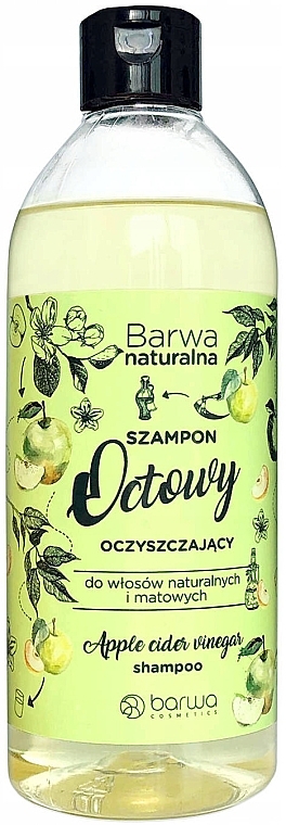 Cleansing Vinegar Shampoo - Barwa Natural Apple Cider Vinegar Shampoo — photo N1