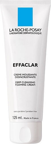 Cleansing Face Cream - La Roche Posay Effaclar Deep Cleansing Foaming Cream — photo N1