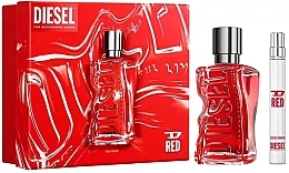 Fragrances, Perfumes, Cosmetics Diesel D Red - キット (edp/50ml + edp/10ml)	