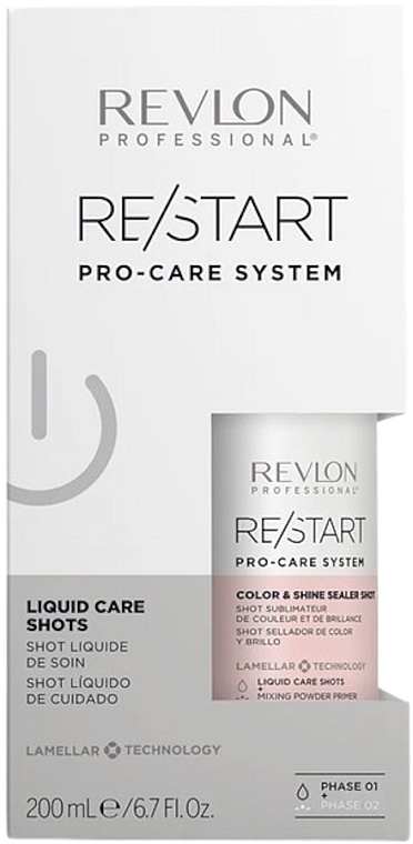 Dyed Hair Sealer Shot - Revlon Professional Restart Pro-Care System Color & Shine Sealer Shot — photo N2