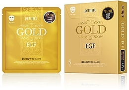 Fragrances, Perfumes, Cosmetics Golden Hydrogel Face Mask - Petitfee & Koelf Gold&EGF Transparent Gel Mask Pack