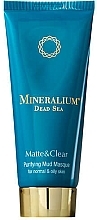 Fragrances, Perfumes, Cosmetics Cleansing Mud Mask for Normal and Oily Skin - Minerallium Purifying Mud Masque