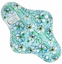 Reusable Cotton Daily Liners, green peony - Soft Moon Ultra Comfort Mini — photo N1