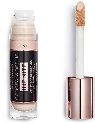 Concealer - Makeup Revolution Conceal & Define Infinite Longwear Concealer XL — photo N2