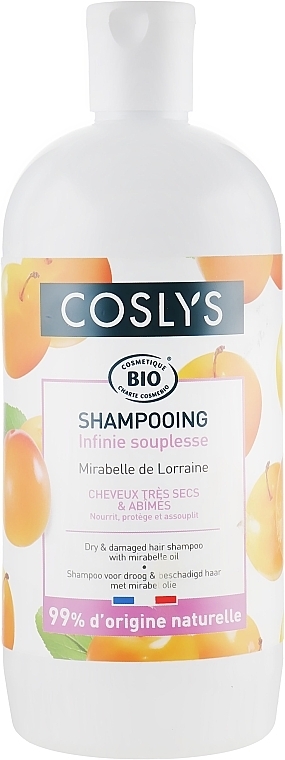 Dry & Damaged Hair Shampoo with Mirabella Oil - Coslys Shampoo for dry and damaged hair with oil Mirabella — photo N3
