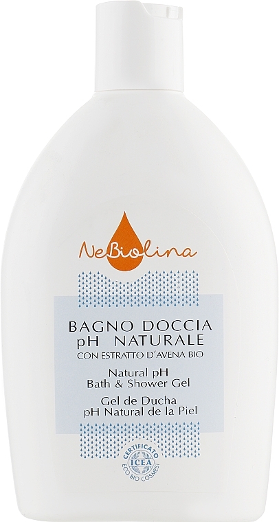 Shower Gel - Nebiolina Natural pH Bath & Shower Gel — photo N1