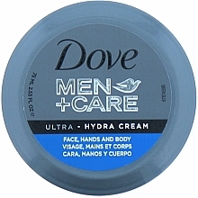 Face, Hand & Body Cream - Dove Men + Care Ultra Hydra Cream — photo N1